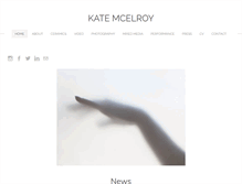 Tablet Screenshot of katemcelroy.com